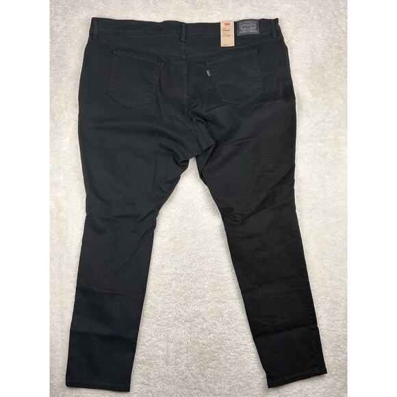 Levis Sculpt 711 Skinny Jeans Womens 24W Black Hypersoft Stretch Mid Pants New - Picture 2 of 13